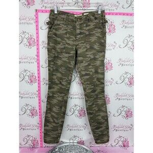 HEIHEI pants camouflage Camo Utility Pants - Olive Camo green